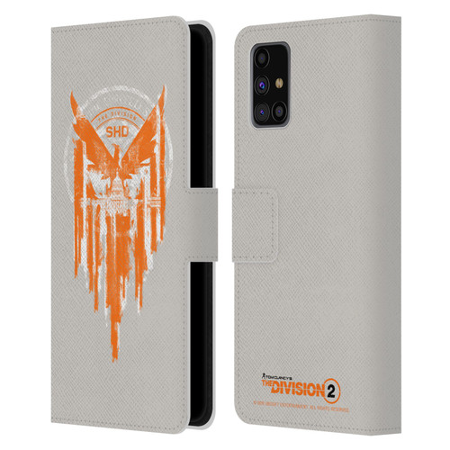 Tom Clancy's The Division 2 Key Art Phoenix Capitol Building Leather Book Wallet Case Cover For Samsung Galaxy M31s (2020)