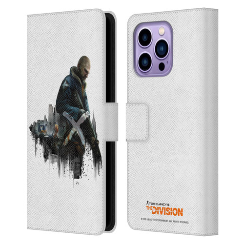 Tom Clancy's The Division Factions Rikers Leather Book Wallet Case Cover For Apple iPhone 14 Pro Max