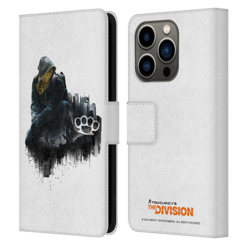 Tom Clancy's The Division Factions Rioters Leather Book Wallet Case Cover For Apple iPhone 14 Pro