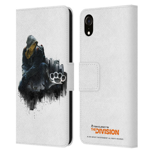 Tom Clancy's The Division Factions Rioters Leather Book Wallet Case Cover For Apple iPhone XR