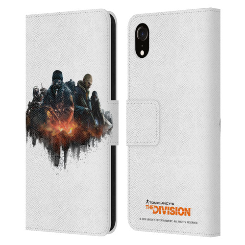 Tom Clancy's The Division Factions Group Leather Book Wallet Case Cover For Apple iPhone XR