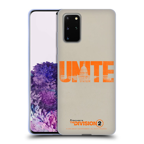 Tom Clancy's The Division 2 Key Art Unite Soft Gel Case for Samsung Galaxy S20+ / S20+ 5G