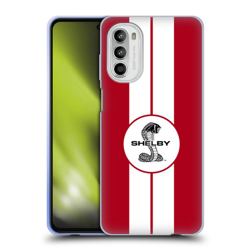 Shelby Car Graphics 1965 427 S/C Red Soft Gel Case for Motorola Moto G52