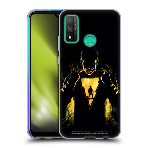 Shazam! 2019 Movie Character Art Lightning Silhouette Soft Gel Case for Huawei P Smart (2020)