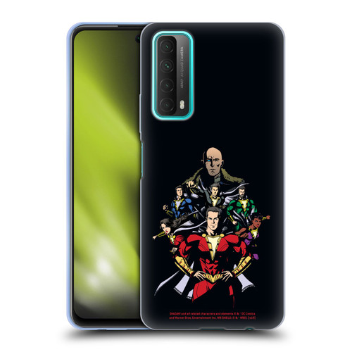 Shazam! 2019 Movie Character Art Family and Sivanna Soft Gel Case for Huawei P Smart (2021)