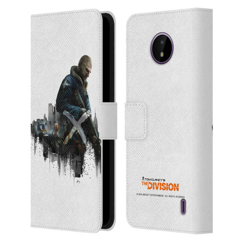 Tom Clancy's The Division Factions Rikers Leather Book Wallet Case Cover For Nokia C10 / C20