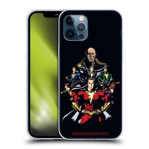 Shazam! 2019 Movie Character Art Family and Sivanna Soft Gel Case for Apple iPhone 12 / iPhone 12 Pro
