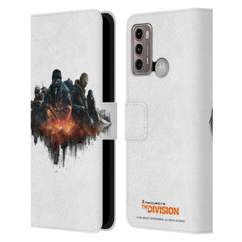 Tom Clancy's The Division Factions Group Leather Book Wallet Case Cover For Motorola Moto G60 / Moto G40 Fusion