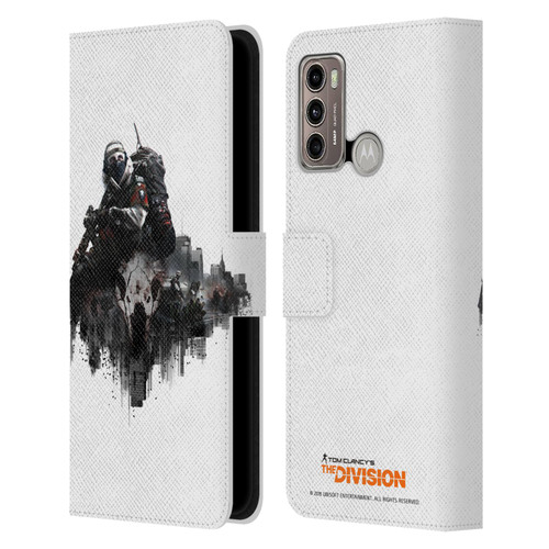 Tom Clancy's The Division Factions Last Man Batallion Leather Book Wallet Case Cover For Motorola Moto G60 / Moto G40 Fusion