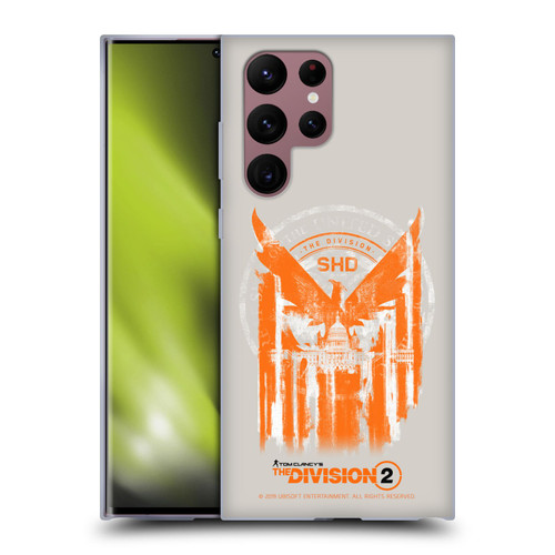 Tom Clancy's The Division 2 Key Art Phoenix Capitol Building Soft Gel Case for Samsung Galaxy S22 Ultra 5G