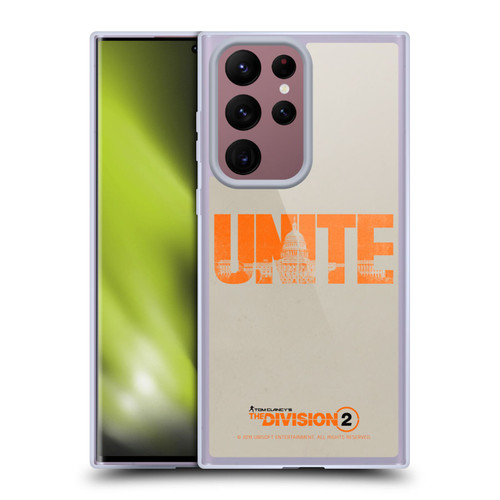 Tom Clancy's The Division 2 Key Art Unite Soft Gel Case for Samsung Galaxy S22 Ultra 5G