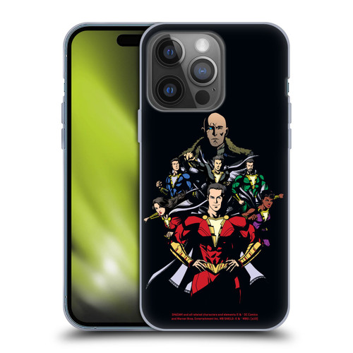 Shazam! 2019 Movie Character Art Family and Sivanna Soft Gel Case for Apple iPhone 14 Pro