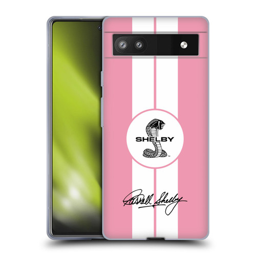 Shelby Car Graphics 1965 427 S/C Pink Soft Gel Case for Google Pixel 6a
