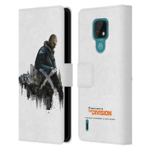 Tom Clancy's The Division Factions Rikers Leather Book Wallet Case Cover For Motorola Moto E7