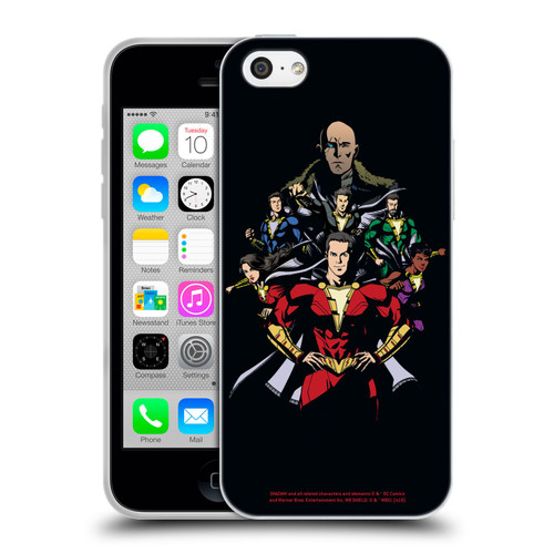 Shazam! 2019 Movie Character Art Family and Sivanna Soft Gel Case for Apple iPhone 5c