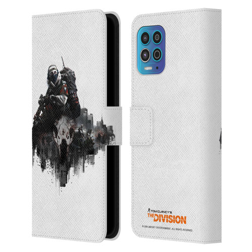Tom Clancy's The Division Factions Last Man Batallion Leather Book Wallet Case Cover For Motorola Moto G100