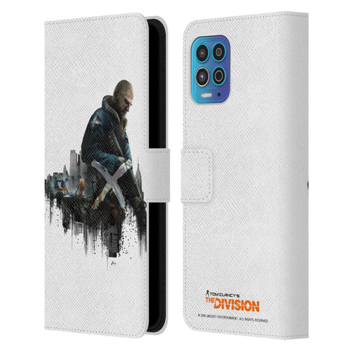 Tom Clancy's The Division Factions Rikers Leather Book Wallet Case Cover For Motorola Moto G100