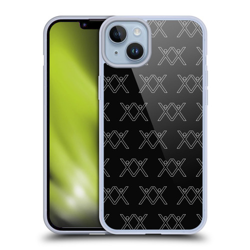 BROS Logo Art Pattern Soft Gel Case for Apple iPhone 14 Plus