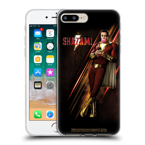 Shazam! 2019 Movie Character Art Poster Soft Gel Case for Apple iPhone 7 Plus / iPhone 8 Plus