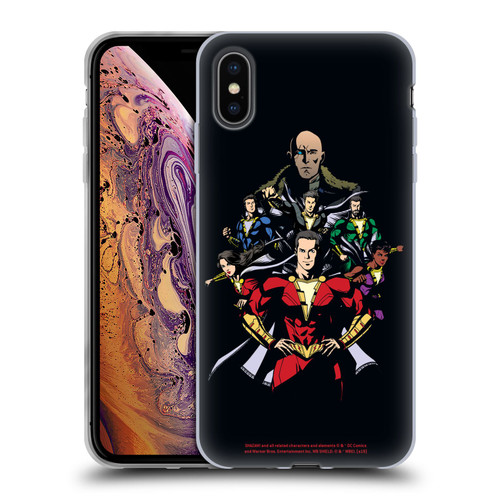 Shazam! 2019 Movie Character Art Family and Sivanna Soft Gel Case for Apple iPhone XS Max
