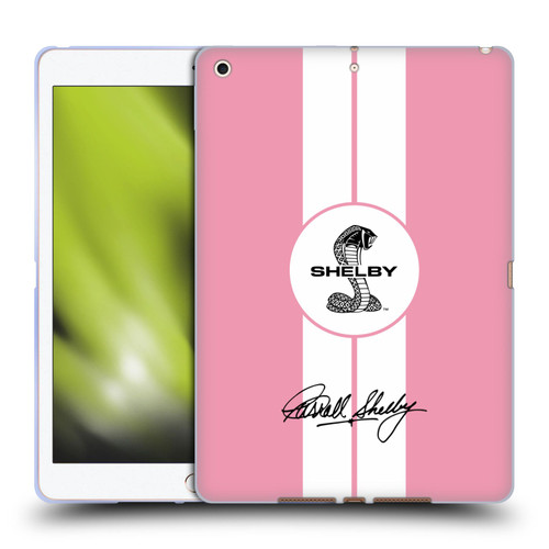 Shelby Car Graphics 1965 427 S/C Pink Soft Gel Case for Apple iPad 10.2 2019/2020/2021