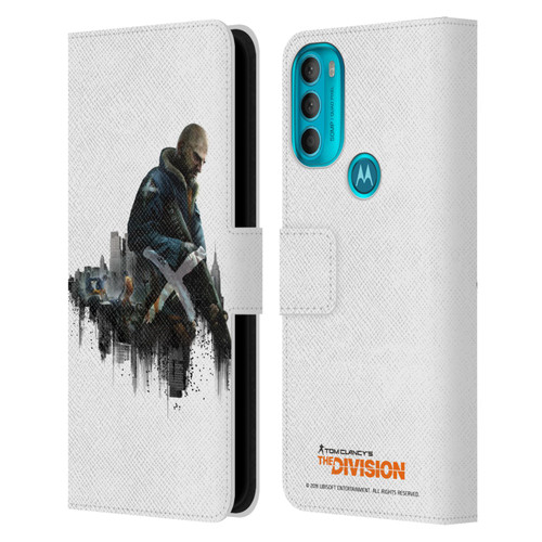Tom Clancy's The Division Factions Rikers Leather Book Wallet Case Cover For Motorola Moto G71 5G
