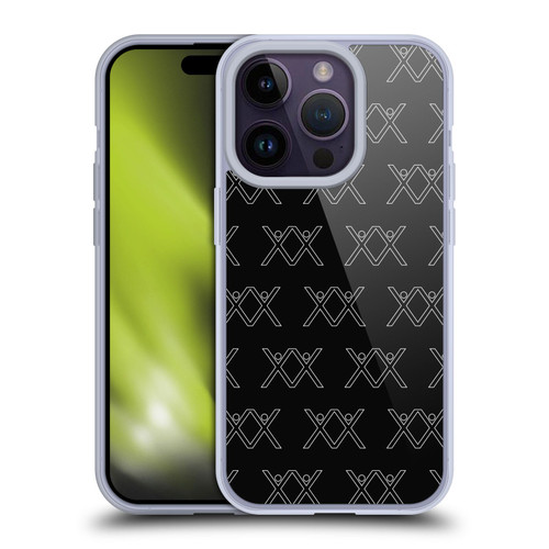 BROS Logo Art Pattern Soft Gel Case for Apple iPhone 14 Pro