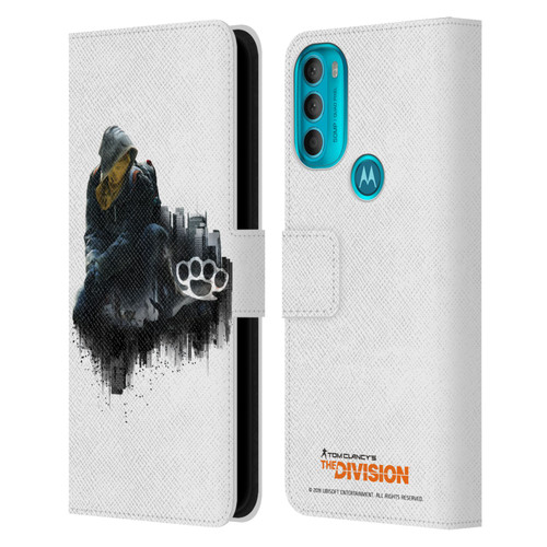 Tom Clancy's The Division Factions Rioters Leather Book Wallet Case Cover For Motorola Moto G71 5G