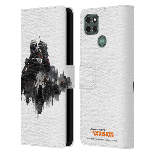 Tom Clancy's The Division Factions Last Man Batallion Leather Book Wallet Case Cover For Motorola Moto G9 Power