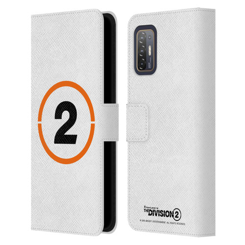 Tom Clancy's The Division 2 Logo Art Ring 2 Leather Book Wallet Case Cover For HTC Desire 21 Pro 5G
