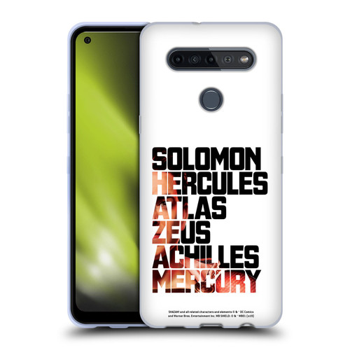 Shazam! 2019 Movie Character Art Typography 2 Soft Gel Case for LG K51S