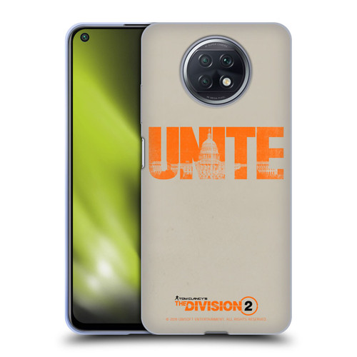 Tom Clancy's The Division 2 Key Art Unite Soft Gel Case for Xiaomi Redmi Note 9T 5G
