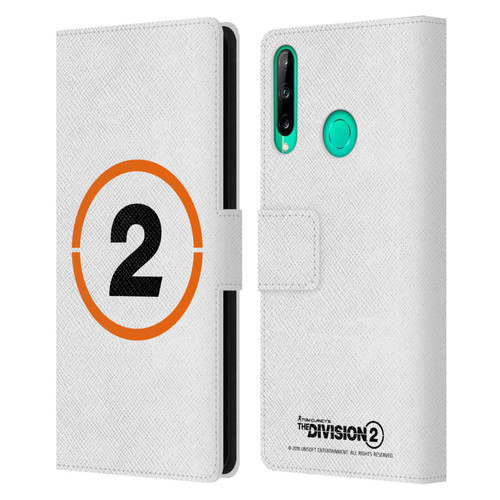 Tom Clancy's The Division 2 Logo Art Ring 2 Leather Book Wallet Case Cover For Huawei P40 lite E