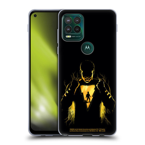 Shazam! 2019 Movie Character Art Lightning Silhouette Soft Gel Case for Motorola Moto G Stylus 5G 2021