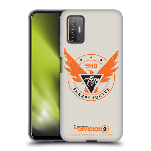 Tom Clancy's The Division 2 Logo Art Sharpshooter Soft Gel Case for HTC Desire 21 Pro 5G