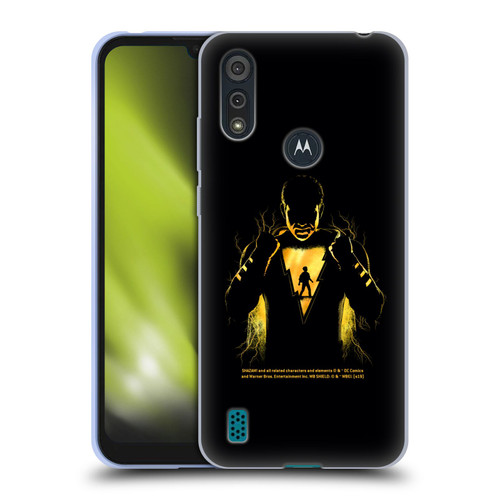 Shazam! 2019 Movie Character Art Lightning Silhouette Soft Gel Case for Motorola Moto E6s (2020)