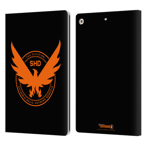 Tom Clancy's The Division 2 Logo Art Phoenix Leather Book Wallet Case Cover For Apple iPad 10.2 2019/2020/2021