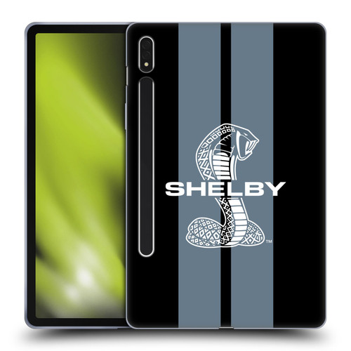 Shelby Car Graphics Gray Soft Gel Case for Samsung Galaxy Tab S8