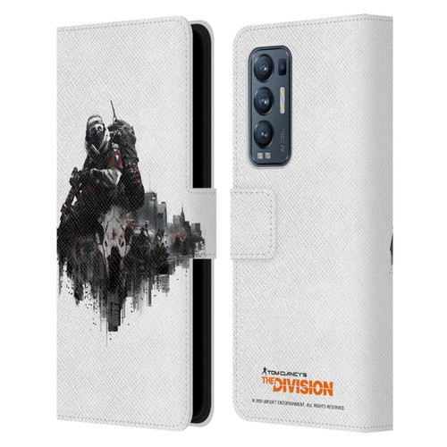Tom Clancy's The Division Factions Last Man Batallion Leather Book Wallet Case Cover For OPPO Find X3 Neo / Reno5 Pro+ 5G