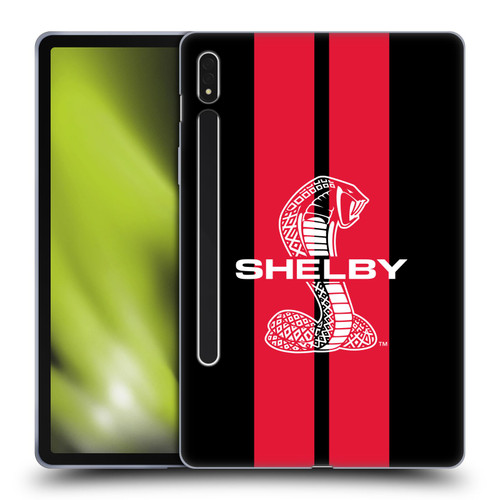 Shelby Car Graphics Red Soft Gel Case for Samsung Galaxy Tab S8