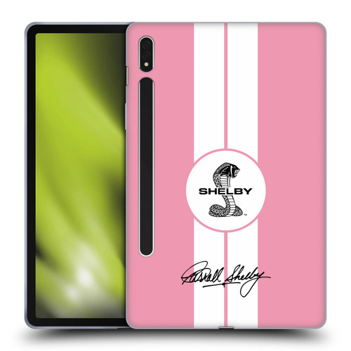 Shelby Car Graphics 1965 427 S/C Pink Soft Gel Case for Samsung Galaxy Tab S8