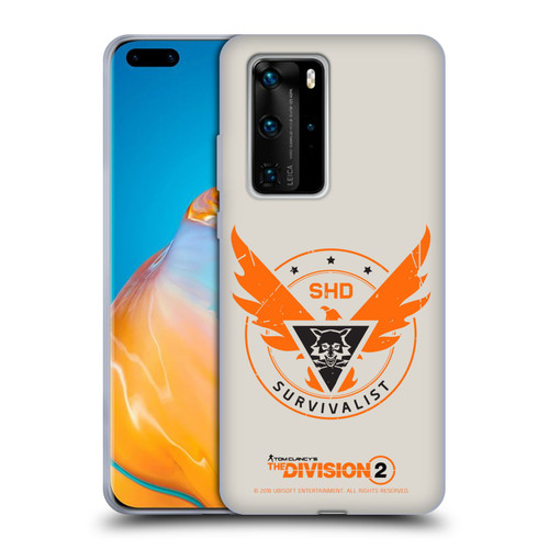 Tom Clancy's The Division 2 Logo Art Survivalist Soft Gel Case for Huawei P40 Pro / P40 Pro Plus 5G
