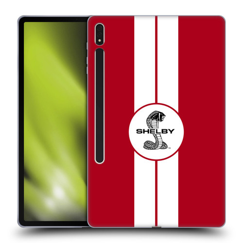 Shelby Car Graphics 1965 427 S/C Red Soft Gel Case for Samsung Galaxy Tab S8 Plus