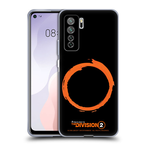 Tom Clancy's The Division 2 Logo Art Ring Soft Gel Case for Huawei Nova 7 SE/P40 Lite 5G
