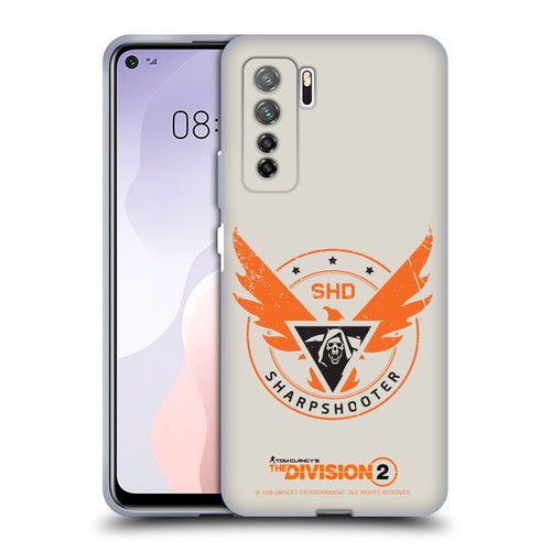 Tom Clancy's The Division 2 Logo Art Sharpshooter Soft Gel Case for Huawei Nova 7 SE/P40 Lite 5G