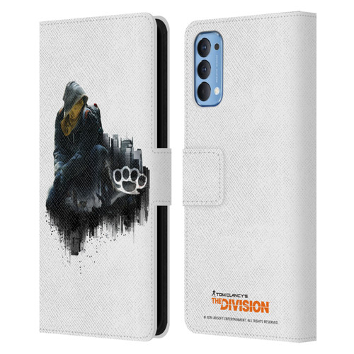 Tom Clancy's The Division Factions Rioters Leather Book Wallet Case Cover For OPPO Reno 4 5G