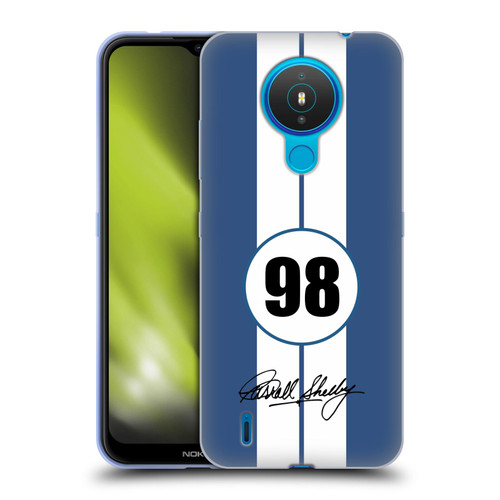 Shelby Car Graphics 1965 427 S/C Blue Soft Gel Case for Nokia 1.4