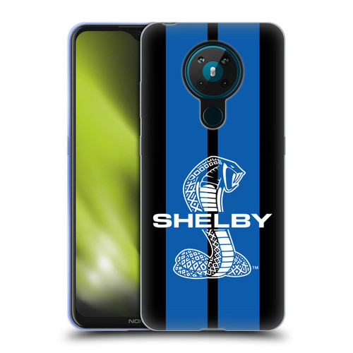 Shelby Car Graphics Blue Soft Gel Case for Nokia 5.3