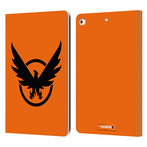 Tom Clancy's The Division 2 Logo Art Phoenix 2 Leather Book Wallet Case Cover For Apple iPad 9.7 2017 / iPad 9.7 2018