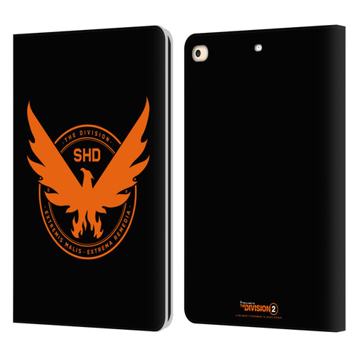 Tom Clancy's The Division 2 Logo Art Phoenix Leather Book Wallet Case Cover For Apple iPad 9.7 2017 / iPad 9.7 2018